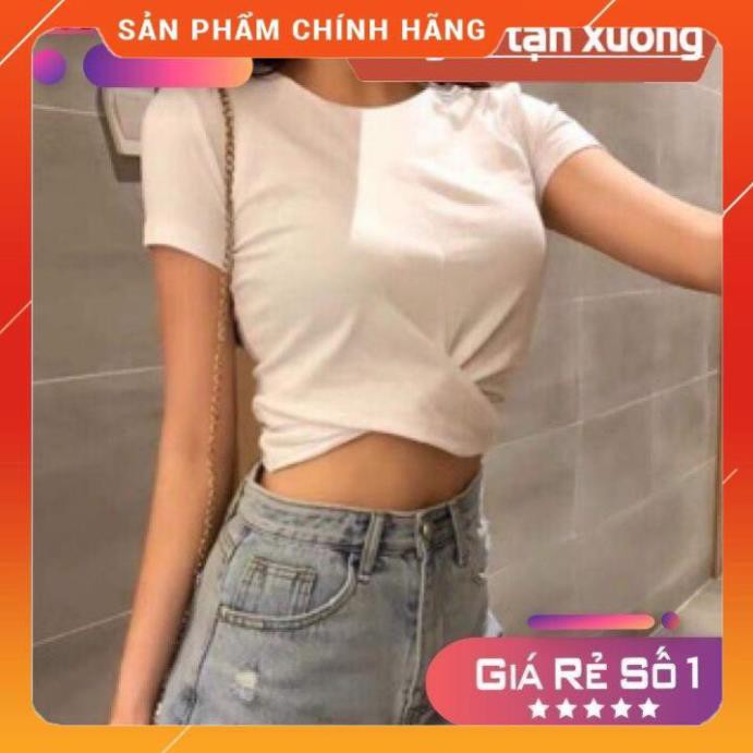 Áo Croptop Xoắn Bụng Cá Tính D&N ( Áo Thun Croptop Dễ Thương) cho bạn thêm xinh đẹp và tự tin dạo phố