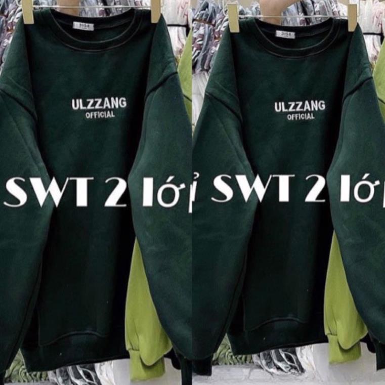 Áo Nỉ Cổ Tròn Thêu Chữ Form Rộng Thoải Mái❤️ Áo Sweast Nhiều Mầu Unisex(Hàng Sẵn)