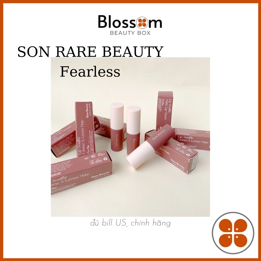 Son kem Rare Beauty Souffle Matte Lip Cream màu Fearless 3ml