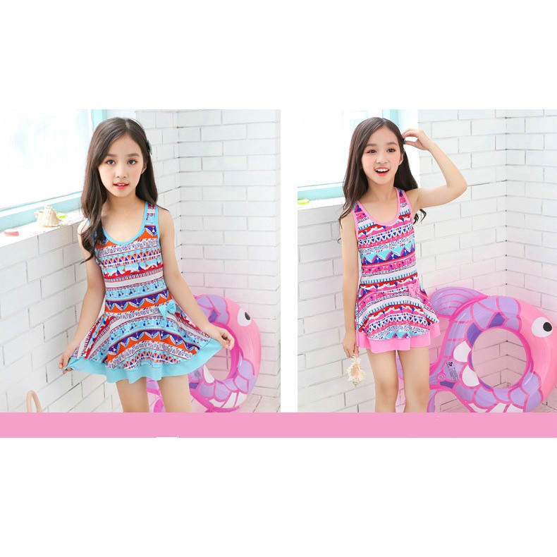 Bộ Đồ Bơi Kiểu Công Chúa Dễ Thương Xinh Xắn Cho Bé Gái
