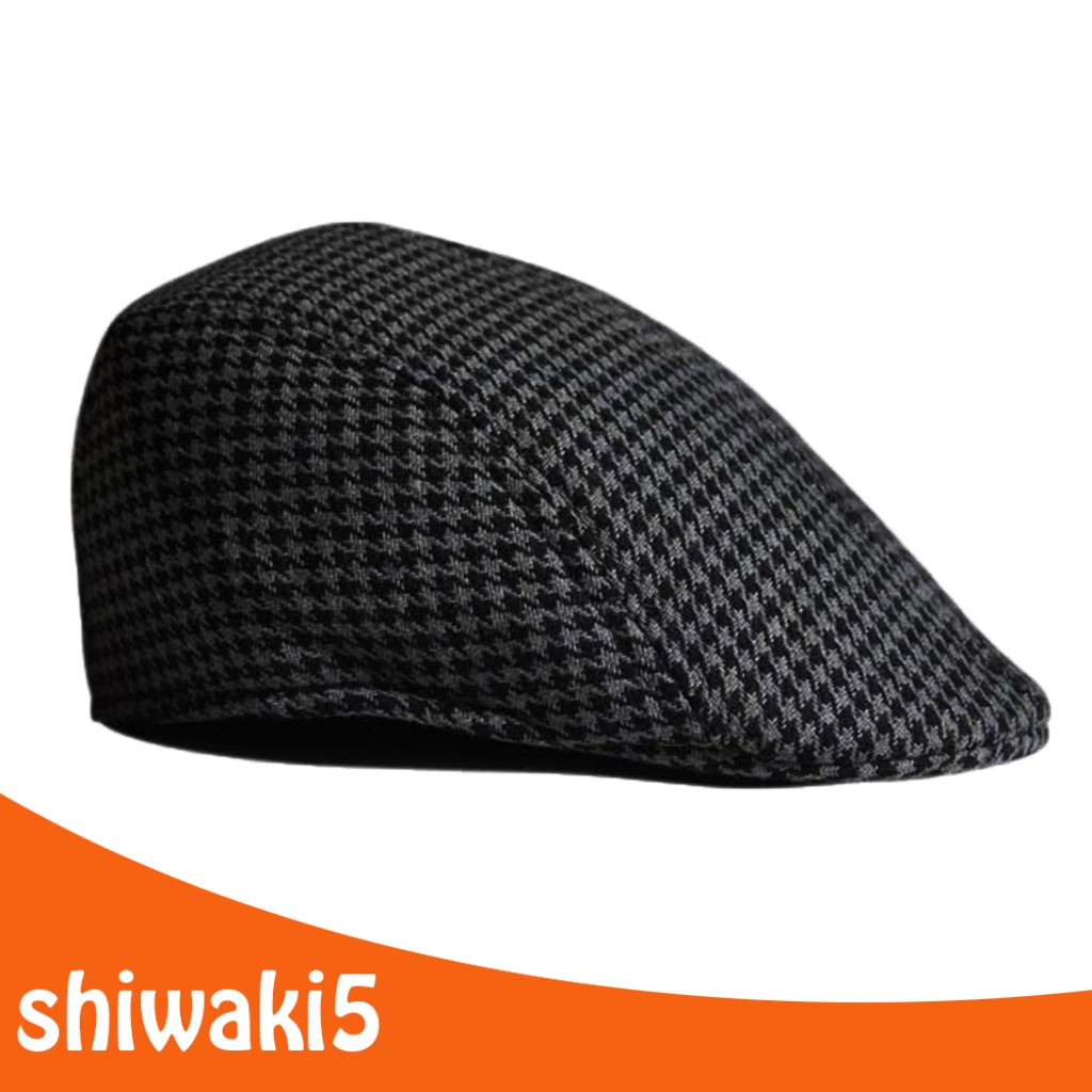 Mũ Beret Họa Tiết Houndstooth Cho Bé Trai Và Bé Gái