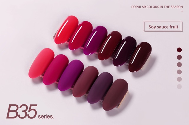 Sơn gel JINJU mã B35 chai 15ml chính hãng