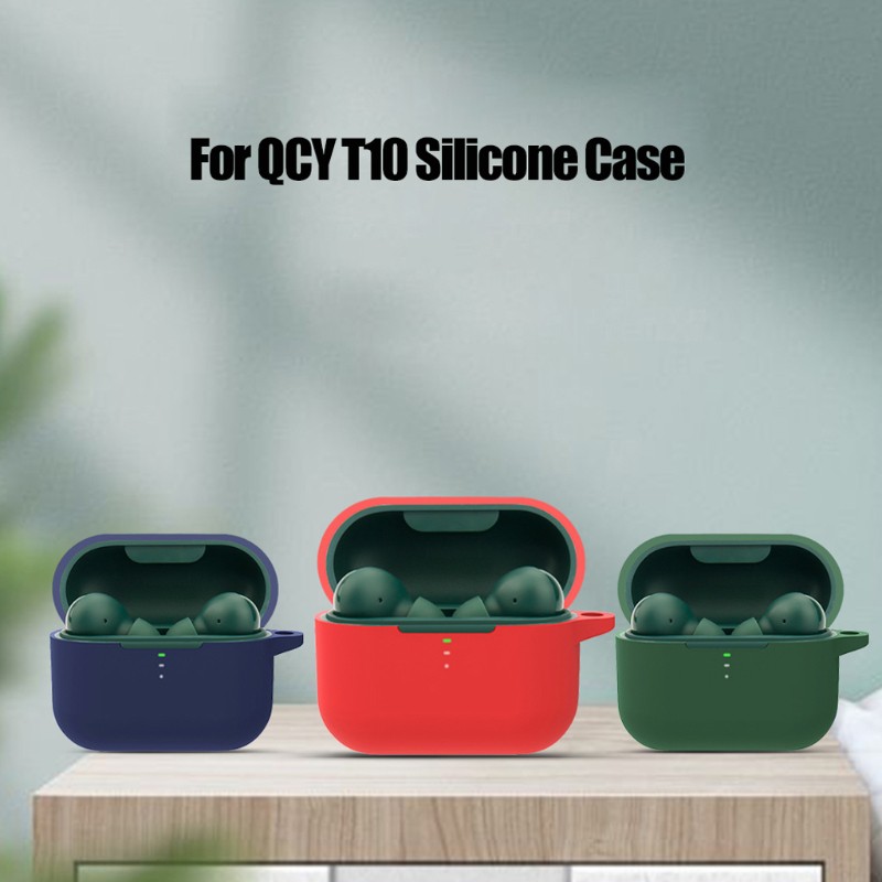 Vỏ Bảo Vệ Hộp Đựng Tai Nghe Chống Rơi Bằng Silicone Cho Qcy T10