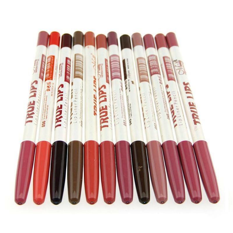 (Hàng Mới Về) Set 12 Chì Kẻ Viền Môi Không Thấm Nước Trang Điểm Chuyên Nghiệp | BigBuy360 - bigbuy360.vn