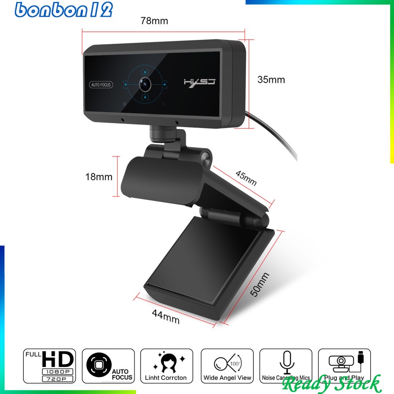 Webcam Hd Kỹ Thuật Số Usb Tích Hợp Micro Cho Pc Laptop | BigBuy360 - bigbuy360.vn