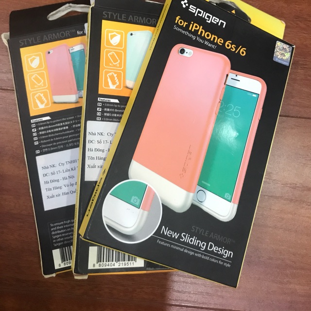 Ốp lưng iPhone 6S Spigen Style Armor