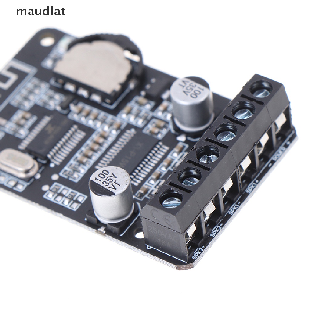 [maudlat] 15W Bluetooth Receiver Module With 12V/24V Power Amplifier Dual-Channel Board .