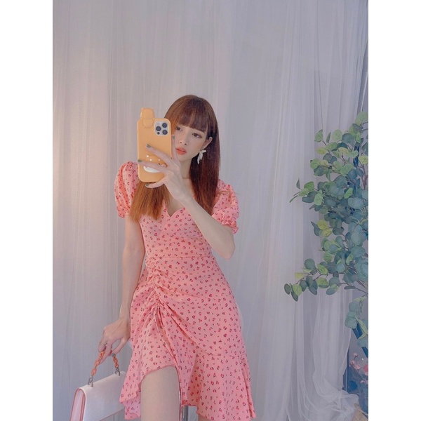 Đầm hoa dây rút hot