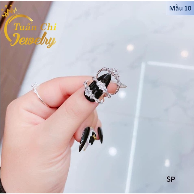 Nhẫn Nữ 𝑻𝑨̣̆𝑵𝑮 𝑯𝑶̣̂𝑷Các Mẫu Nhẫn Bạc Nữ Dáng Nhỏ Xinh Xắn Kèm Hộp Nơ Đẹp, Bảo Hành