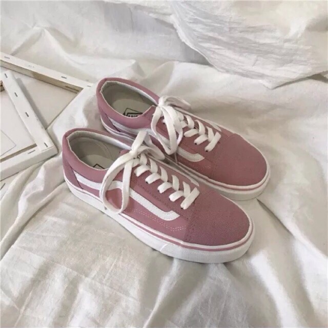 ORDER - Giày dáng vans hồng ulzzang