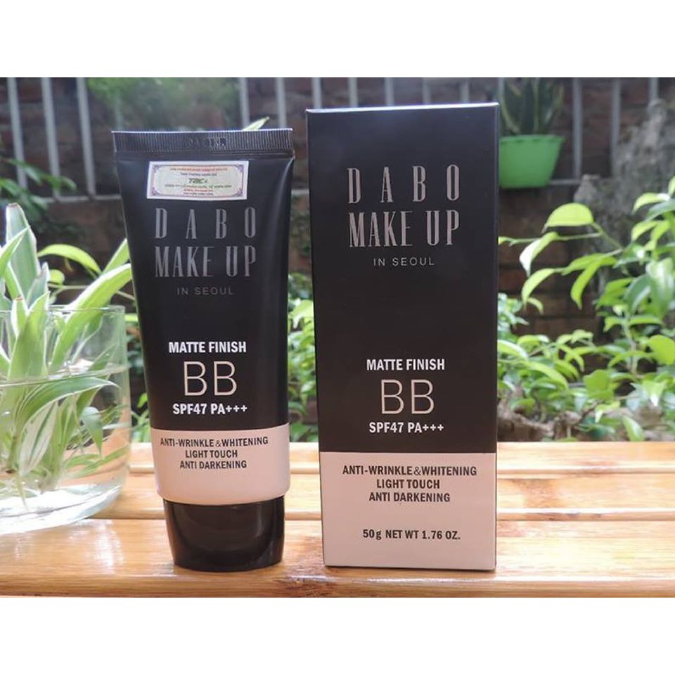Kem nền BB lì mịn kiềm dầu 5in1 Dabo BB Matte Cream 50 ml