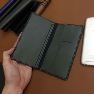 Ví dài Handmade,da bò nguyên miếng