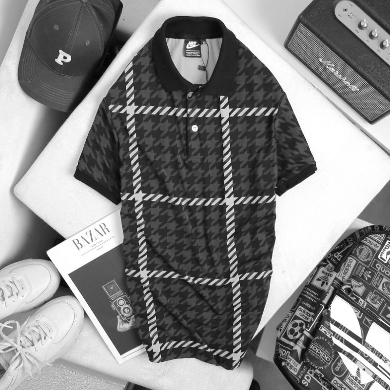 Video Áo thun nam polo big size 4XL cổ bẻ vải thun poly 2 da nhập dày mịn mát 4 chiều sọc carô đỏ cam xanh lá