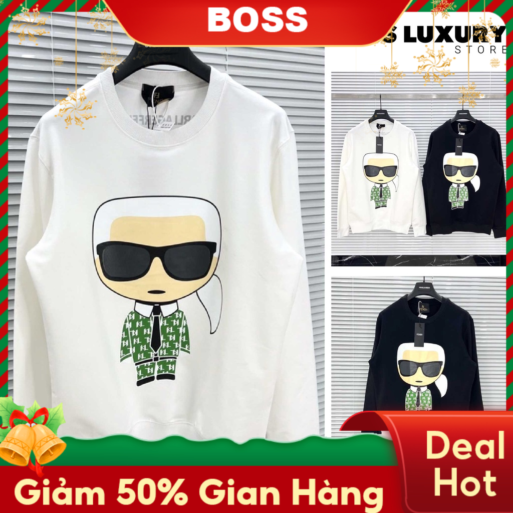Áo sweater Fendi Karllagerfel, Áo nỉ chất dày dặn cực ấm
