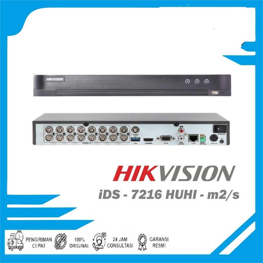 Đầu ghi TVI 16 kênh 5MP HIKVISION IDS-7216HUHI-M2/S 7216HUHI