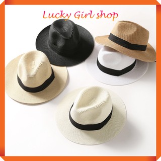 [MŨ ĐẸP-GIÁ SỐC] Mũ/ Nón Cói Panama Form Cứng UNISEX - Lucky Girl shop