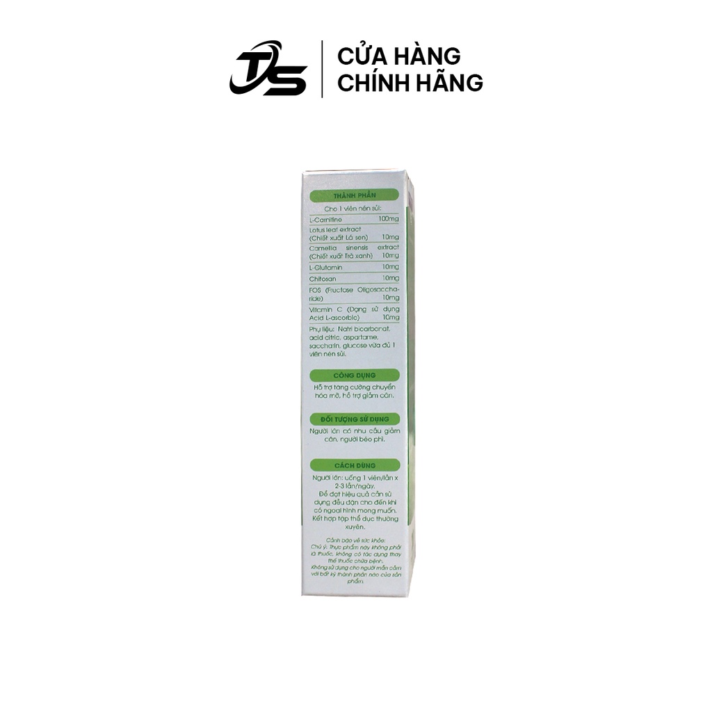 Combo 4 hộp Sủi giảm cân Slim Hami TS GROUP hộp mềm tiêu chuẩn 20 viên - Ami Slim