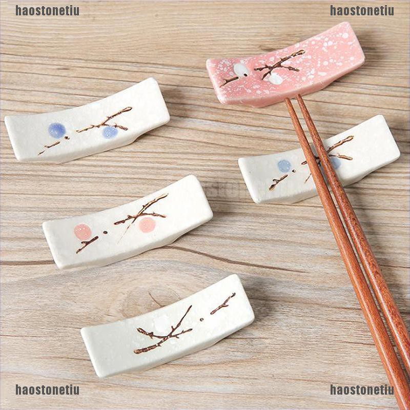 [HAO] Đũa Gốm Hình Bông Tuyết Nhật Bản Cho Nhà Bếp