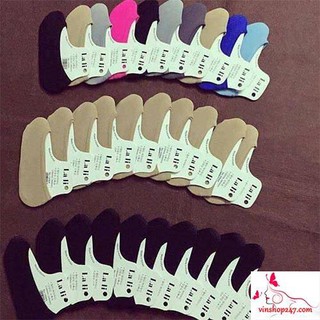 Xả 10 đôi tất hài nữa đủ màu lựa chọn - 02
