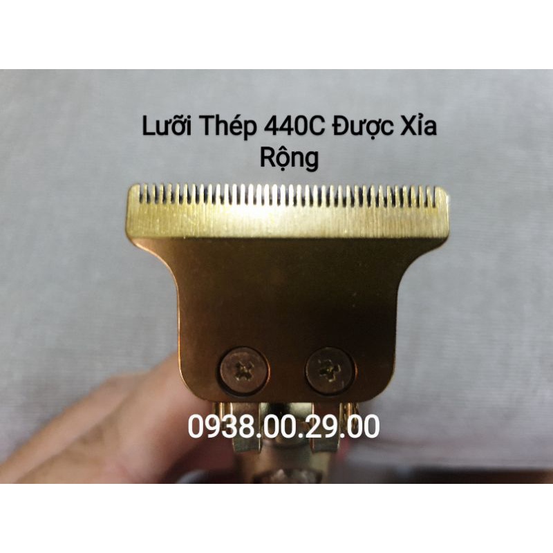 Tông Đơ Cạo Viền Vintage Agoda T9  Lưỡi T-Blade 0.1mm Cạo Chấn Chuyên Nghiệp.(Ảnh thật)