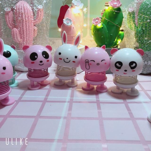 Thú nhún lò xo dễ thương - Con Dễ Thương EMOJI Lò Xo - thú nhúng lò xo - Phụ kiện ATI