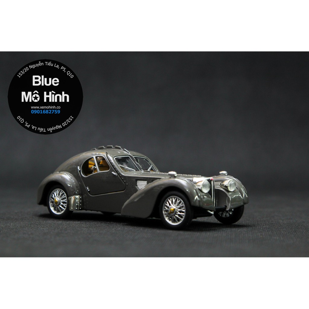 Blue mô hình | Xe mô hình Bugatti 57SC Classic Vàng kim 1:32