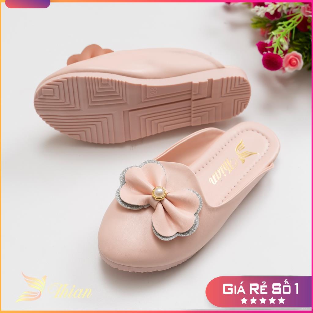 Sục bé gái - Dép sục hoa đinh đá thời trang xinh xinh cho bé từ 3 tới 15 tuổi - Hàng VNXK