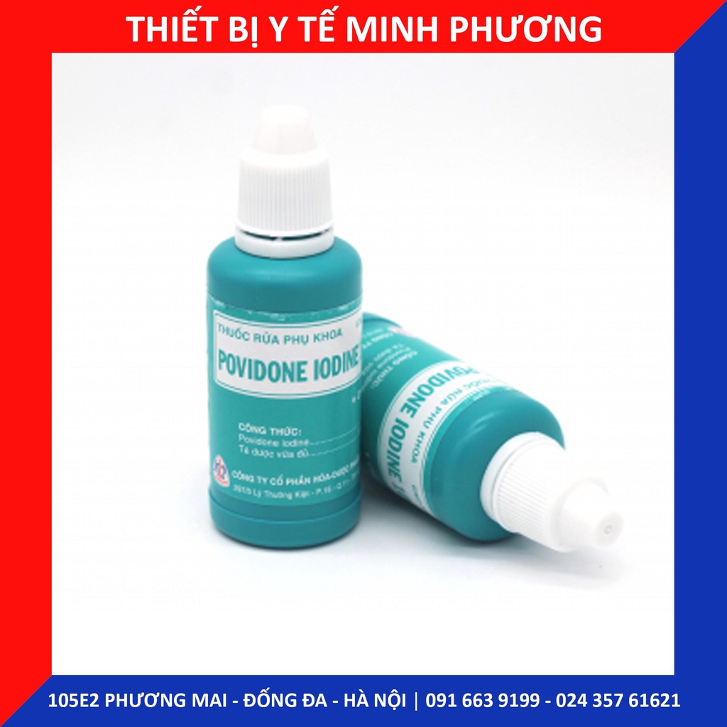 Dung dịch vệ sinh Povidone Iodine 10% chai 90ml