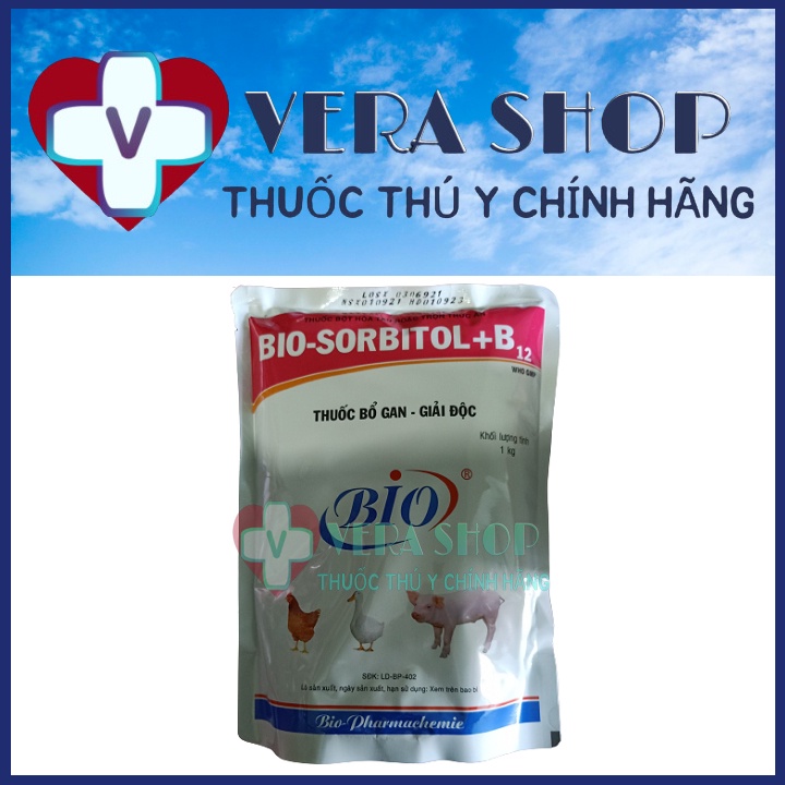 BIO SORBITOL 1KG - Bổ gan, giải độc gan cho gà vịt, heo