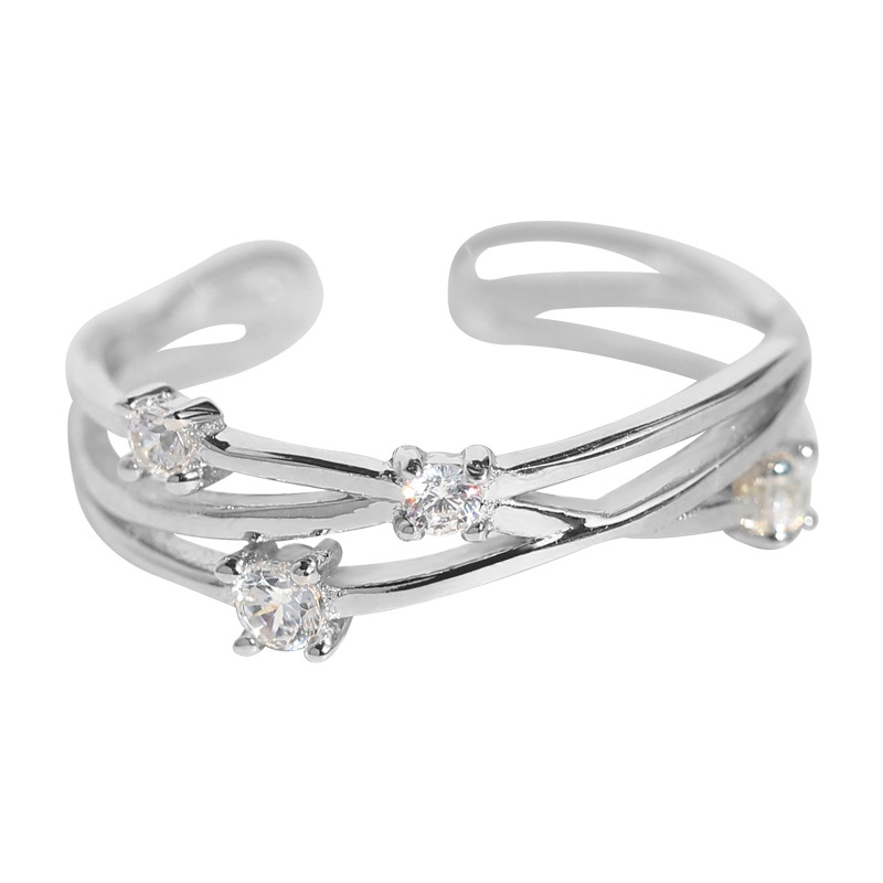 Exquisite  Nhẫn thời trang đính đá độc đáo cho nữ