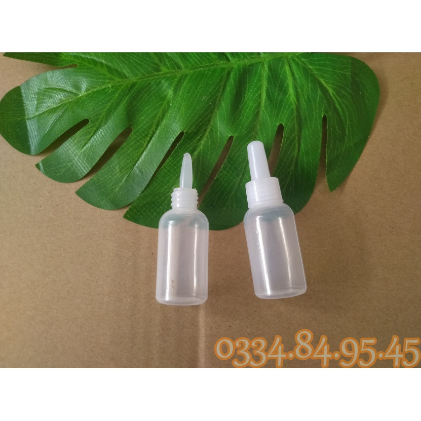 Vỏ lọ nhỏ mắt 5ml / 10ml / 20ml loại lọ MỎNG - Chai chiết mực, ống hút mụn...