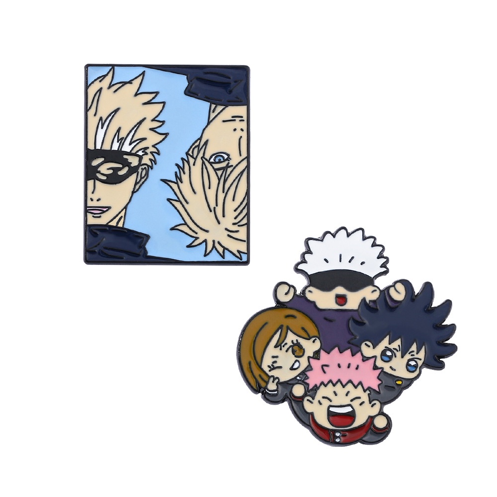 Huy Hiệu Cài Áo Hình Nhân Vật Anime Jujutsu Kaisen Gojo Satoru