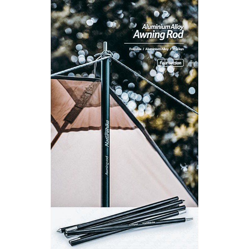 Bộ cọc chống mái Tăng/Lều dã ngoại Naturehike-NH20PJ044