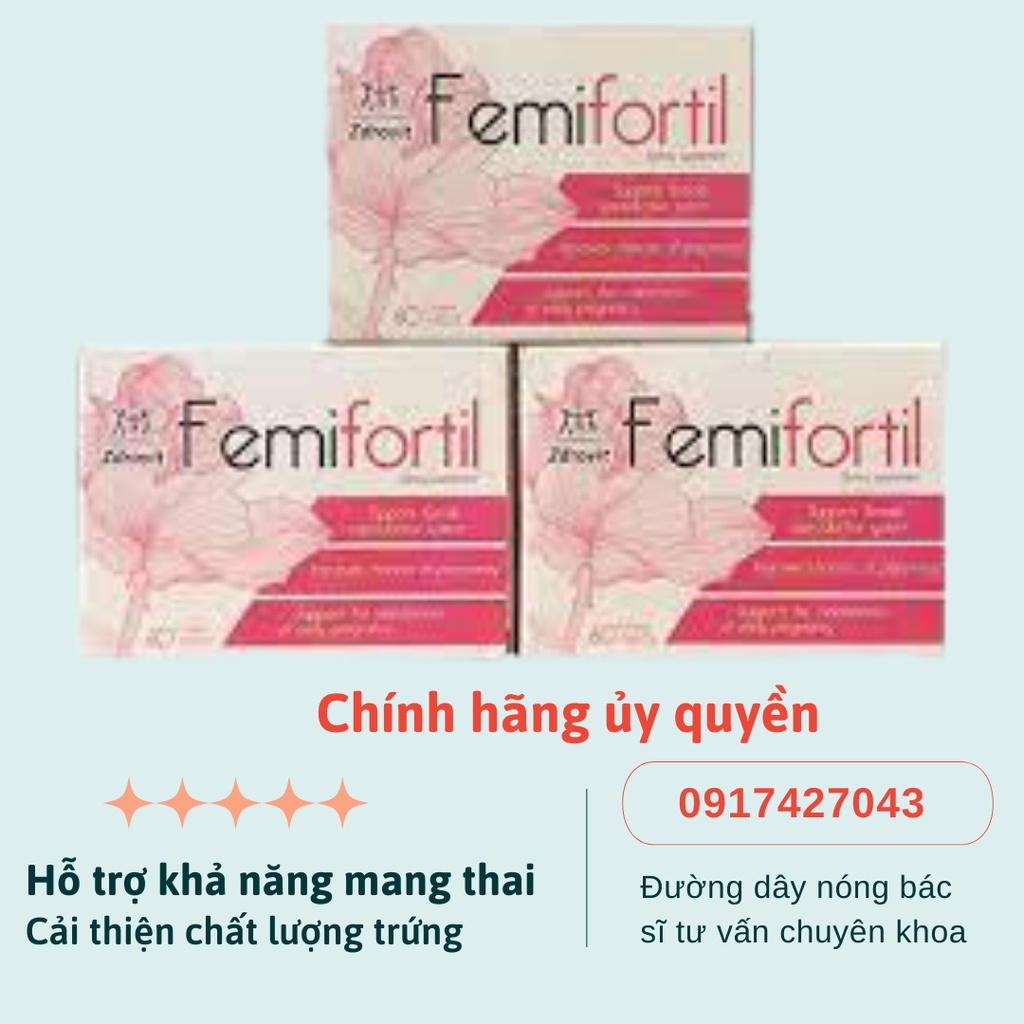 Viên uống bổ trứng Femifortil dành cho phụ nữ