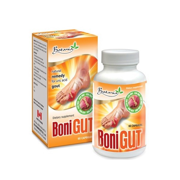 BoniGut+, Hỗ trợ giảm acid urictrong máu ( lọ 30,60 viên )