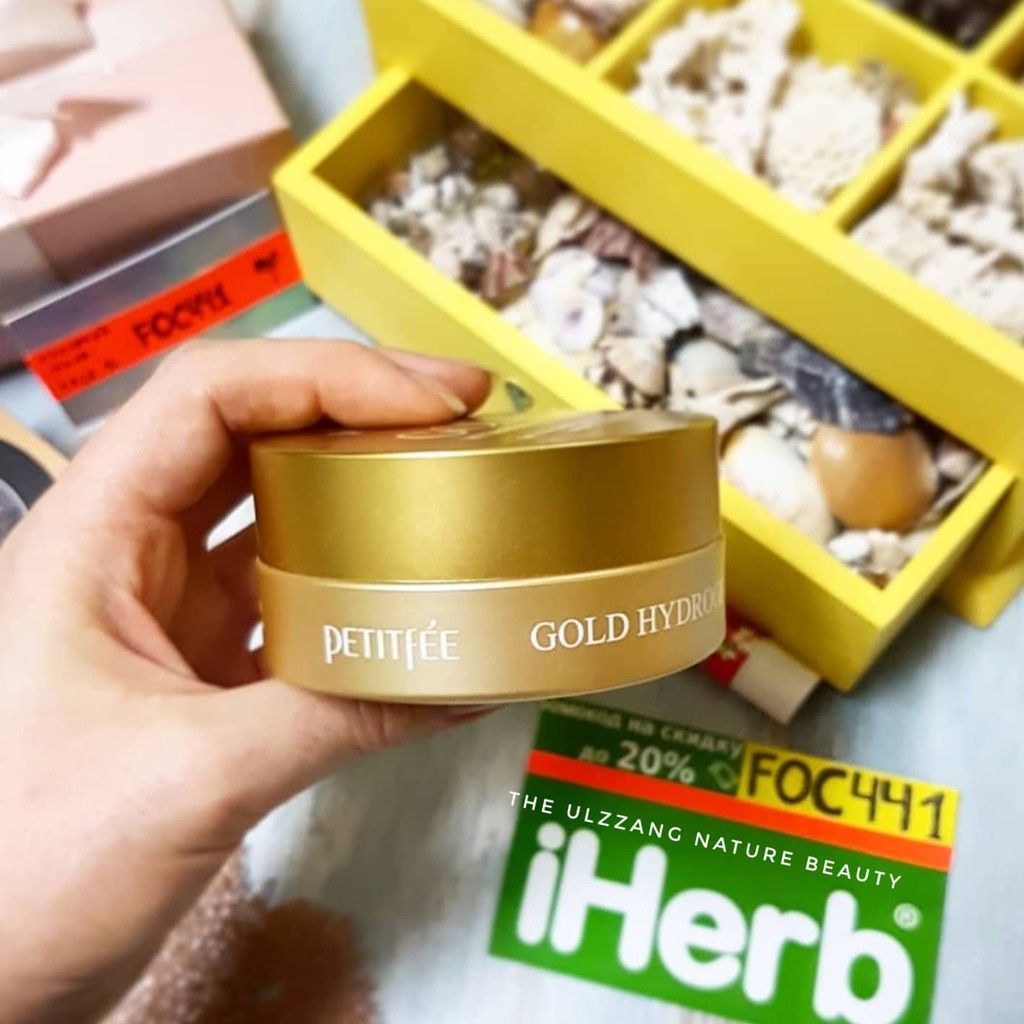 Mặt nạ mắt Petitfee Gold Hydrogel Eye Patch 60 miếng