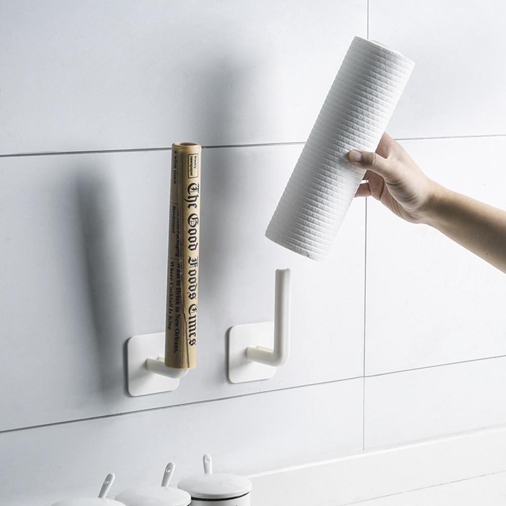 Giá Đỡ Nắp Nồi / Khăn Giấy Tự Dính Tiện Dụng Cho Phòng Tắm