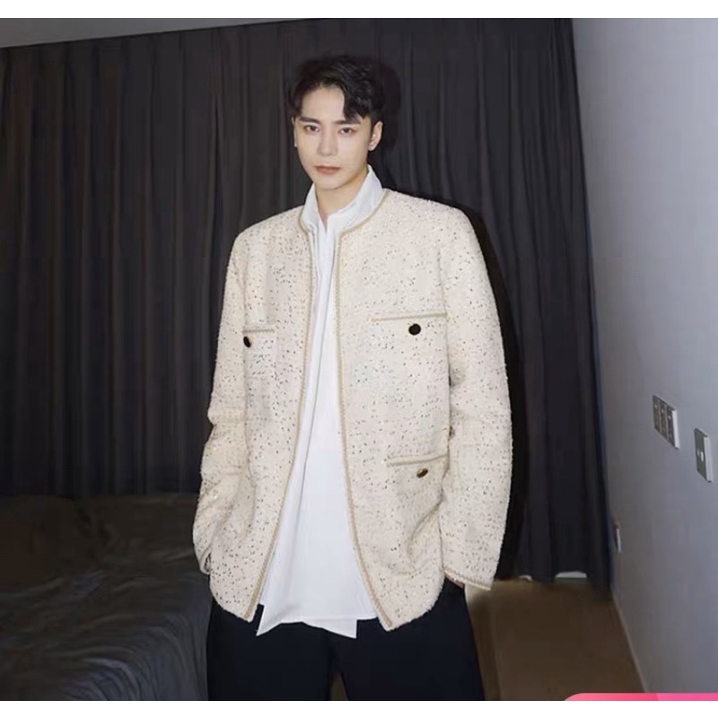 Áo dạ tweed nam