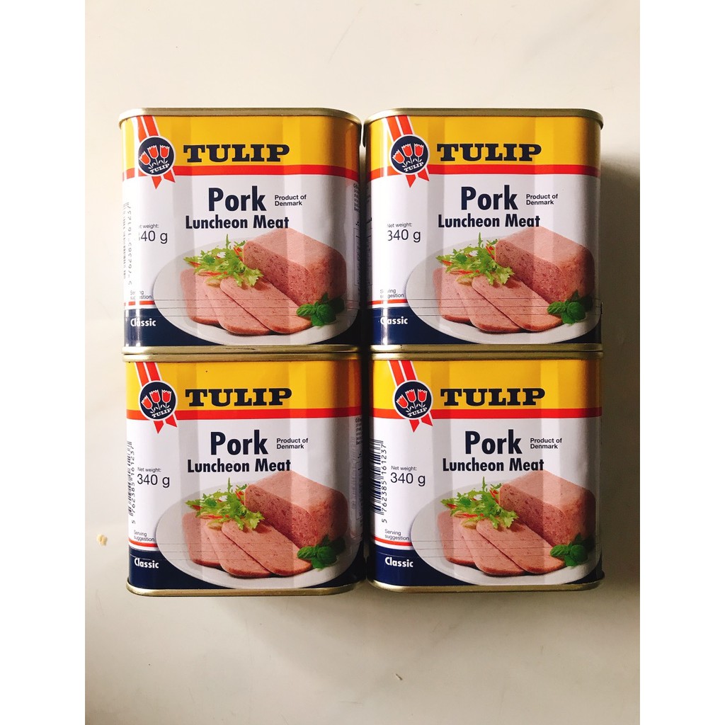 Thịt Hộp Tulip Pork Luncheon Meat 340g Loại Ngon