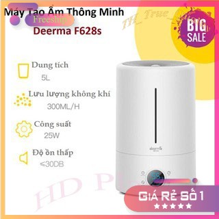 ⚡ Máy Tạo Ẩm Phun Sương Thông Minh Deerma F628S Điều Chỉnh Độ Ẩm, Hàng Chuẩn Xiaomi Cao Cấp, Bảo Hành 12 Tháng 👉HD Plaza