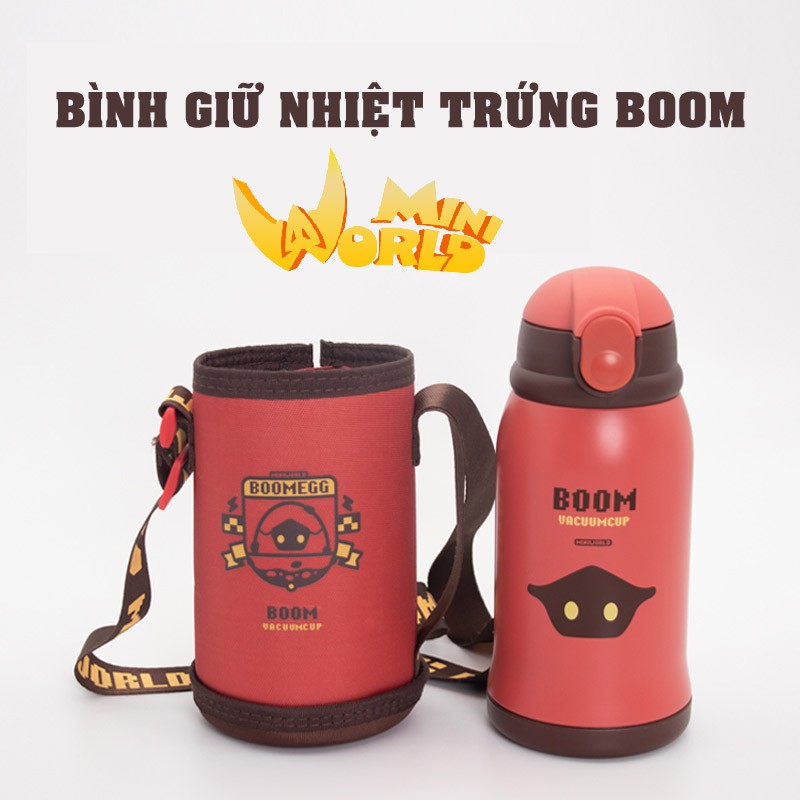 Bình giữ nhiệt Mini World trứng bom Mini World