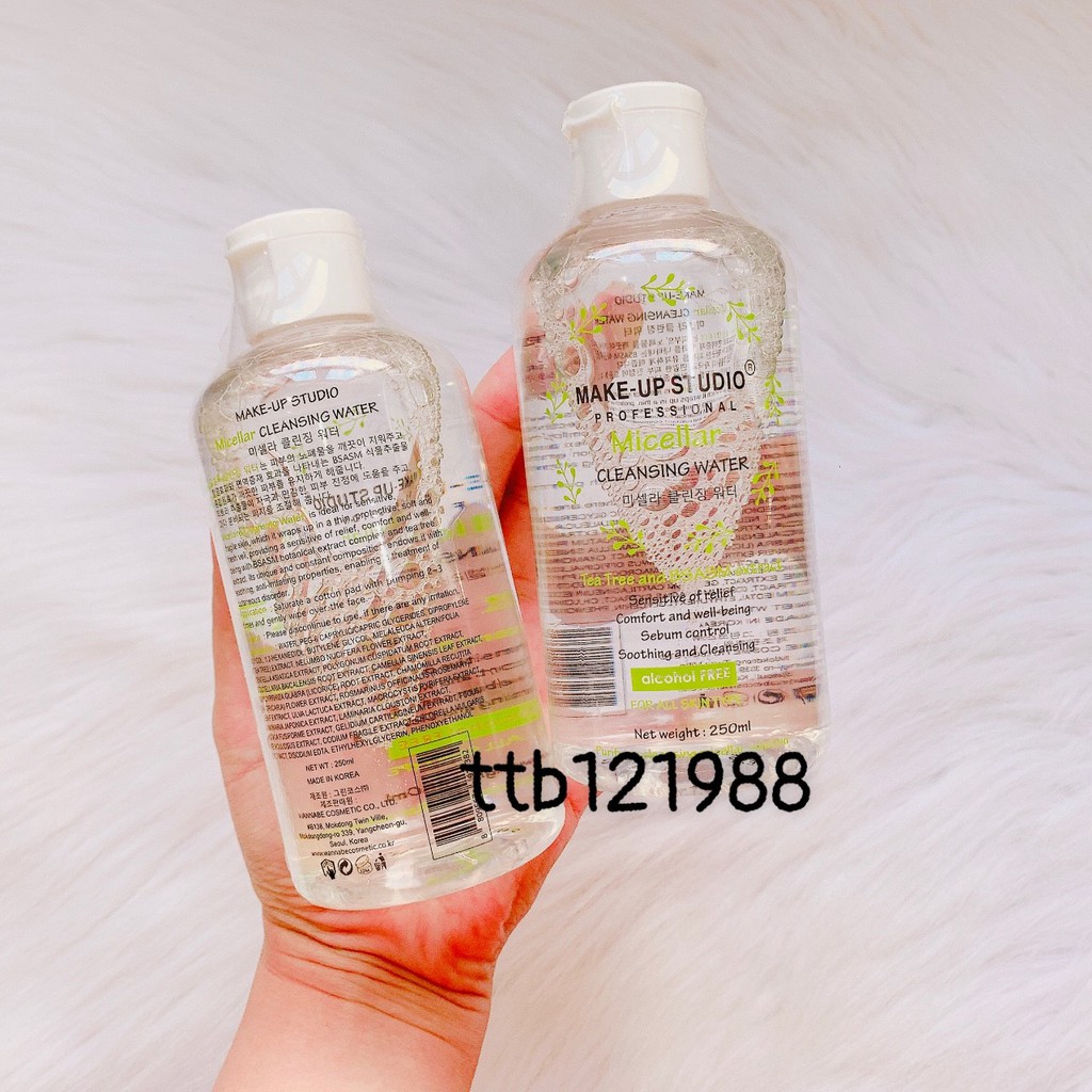 NƯỚC TẨY TRANG MAKE-UP STUDIO PROFESSIONAL MICELLAR CLEANSING WATER