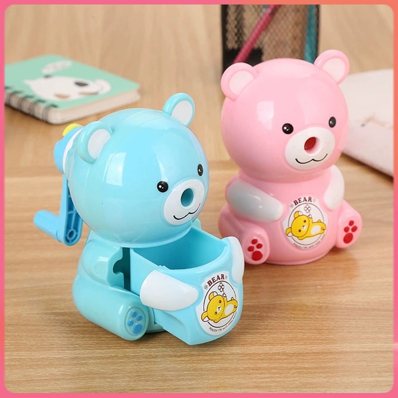 Đồ Chuốt Bút Chì Tự Động Xoay Tay Hình Hoạt Hình Cho Học Sinh Tiểu Học Sh