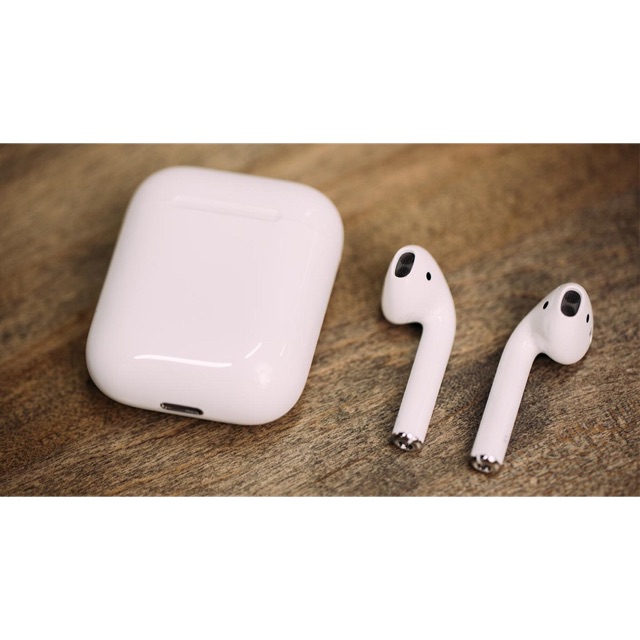 Hộp sạc và tai nghe bên trái bên phải Apple Airpods 2 bán lẻ từng món