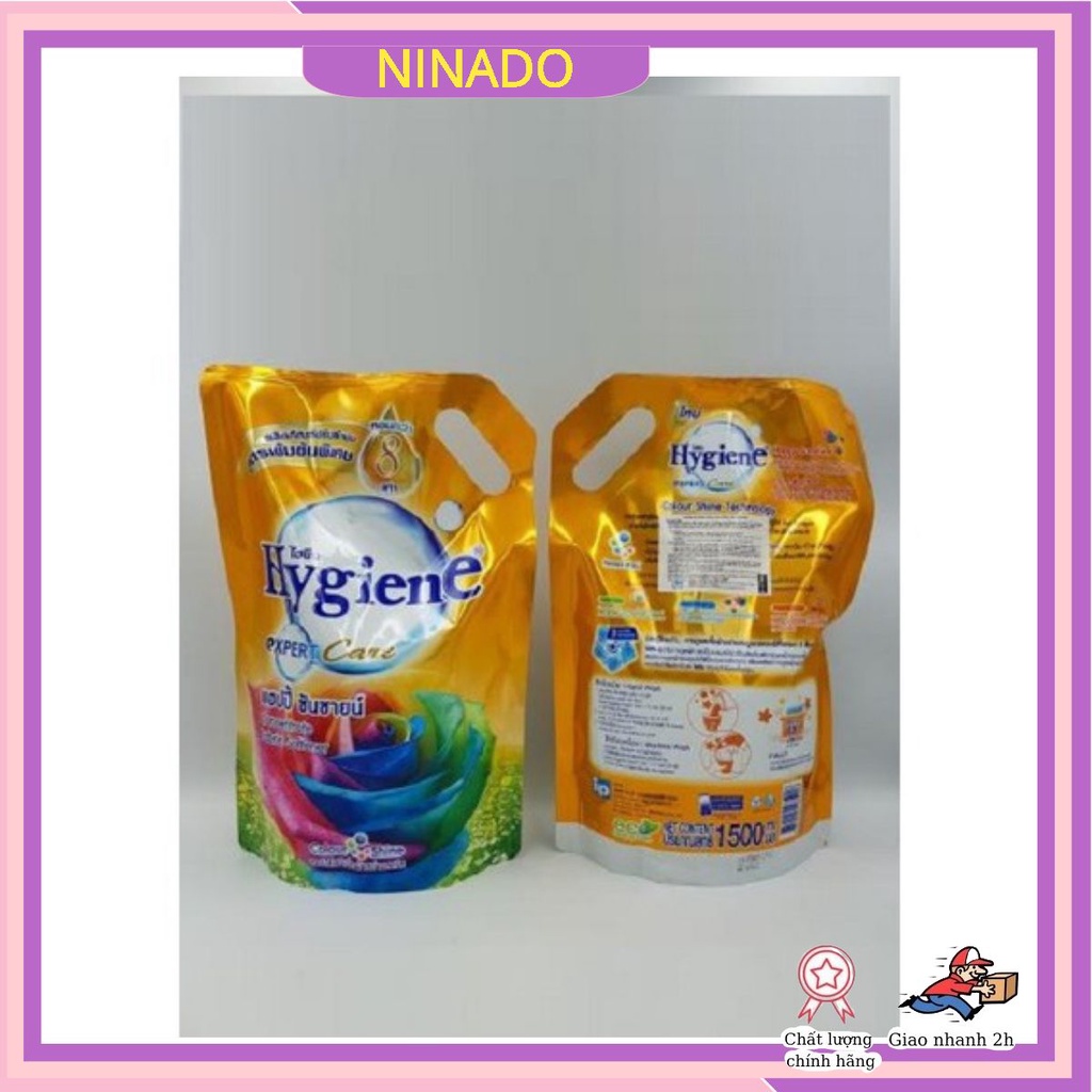 Nước Xả Vải Đậm Đặc Hygiene 1300ml - Thái Lan gói màu vàng