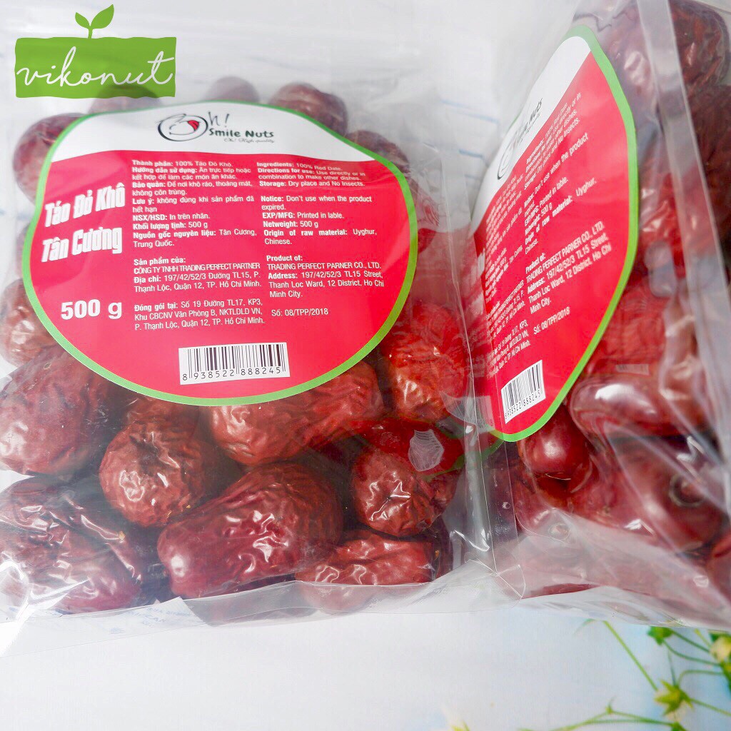 Táo đỏ khô Tân Cương