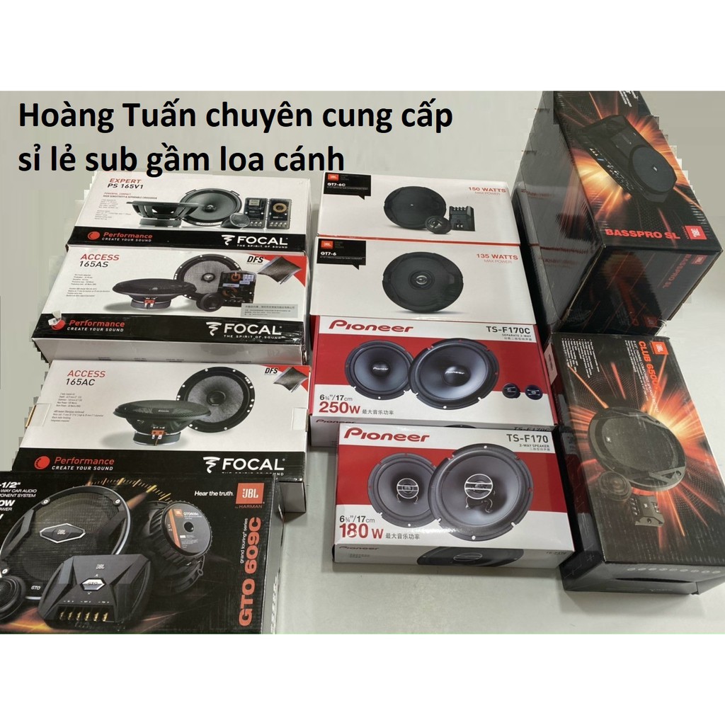 Đôi loa cánh JBL GTO609C cao cấp kèm phân tần và loa treble trép thế hệ mới BH 1 năm