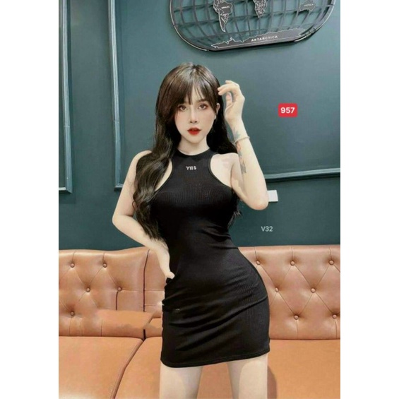 Đầm body ba lỗ tôn dáng