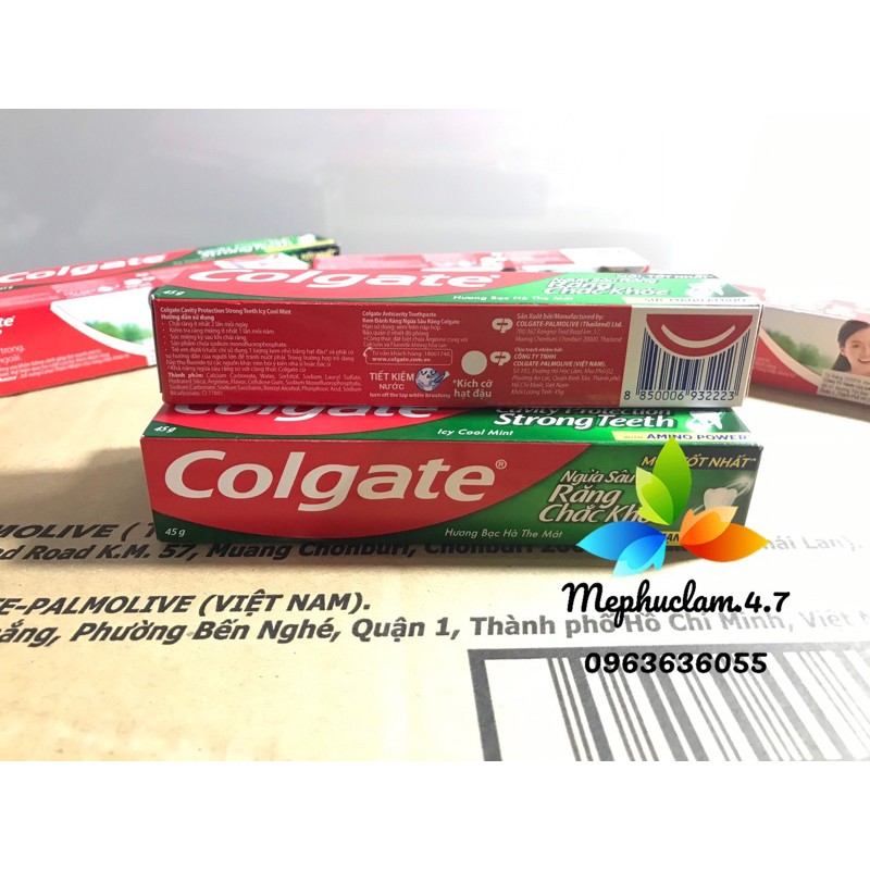 Kem đánh răng colgate 45g (1 thùng 144 hộp)