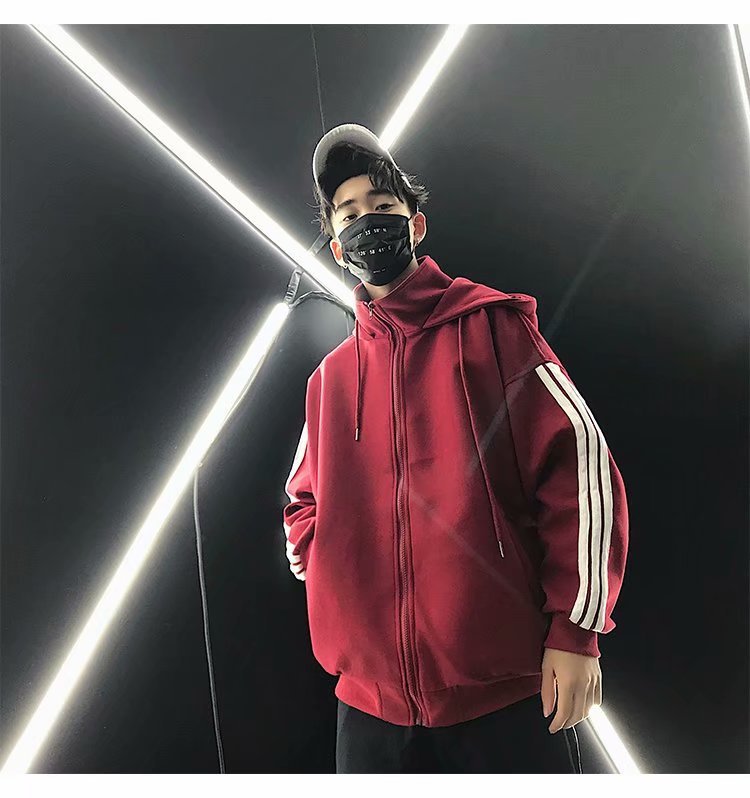 Áo Khoác Hoodie Thể Thao Dáng Rộng Cổ Điển 3bar | BigBuy360 - bigbuy360.vn